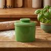 Butter Crock for Counter Ceramic with Lid, Bell Shaped Dish, Sealed Countertop Keeper Lid Keeper, Storage Jar Fresh Soft & Spreadable Minimalist