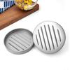 Hamburger Press 4.5" Non-Stick Patty Maker with 100 Wax Papers Heavy Duty Meatball Press for BBQ Veggie Burgers