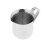 Coffee Milk Frothing Pitcher Cup Kitchen Stainless Steel Creamer Pitchers 60-240Ml Measuring Cup With Pouring Spout Coffeeware