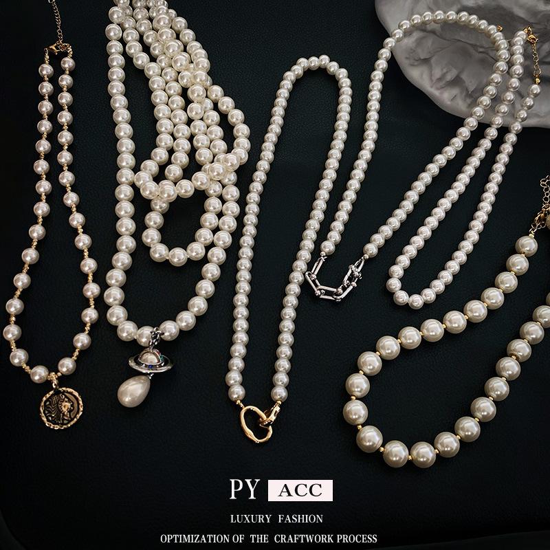 Длинное ожерелье Temperament, цепочка свитера в стиле ретро, легкая роскошь, высокое качество, аксессуары для темперамента