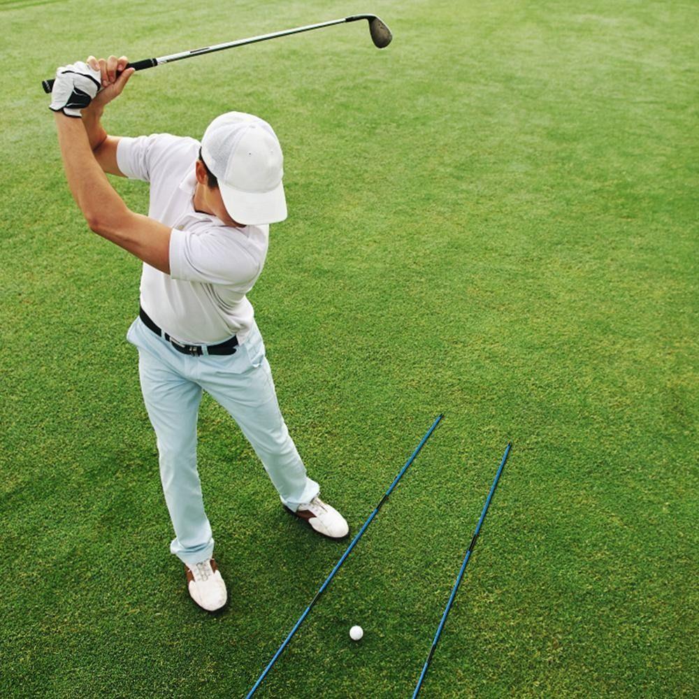 Collapsible Golf Practice Rods Folding Folding Direction Indicator Stick Golf Swing Trainers