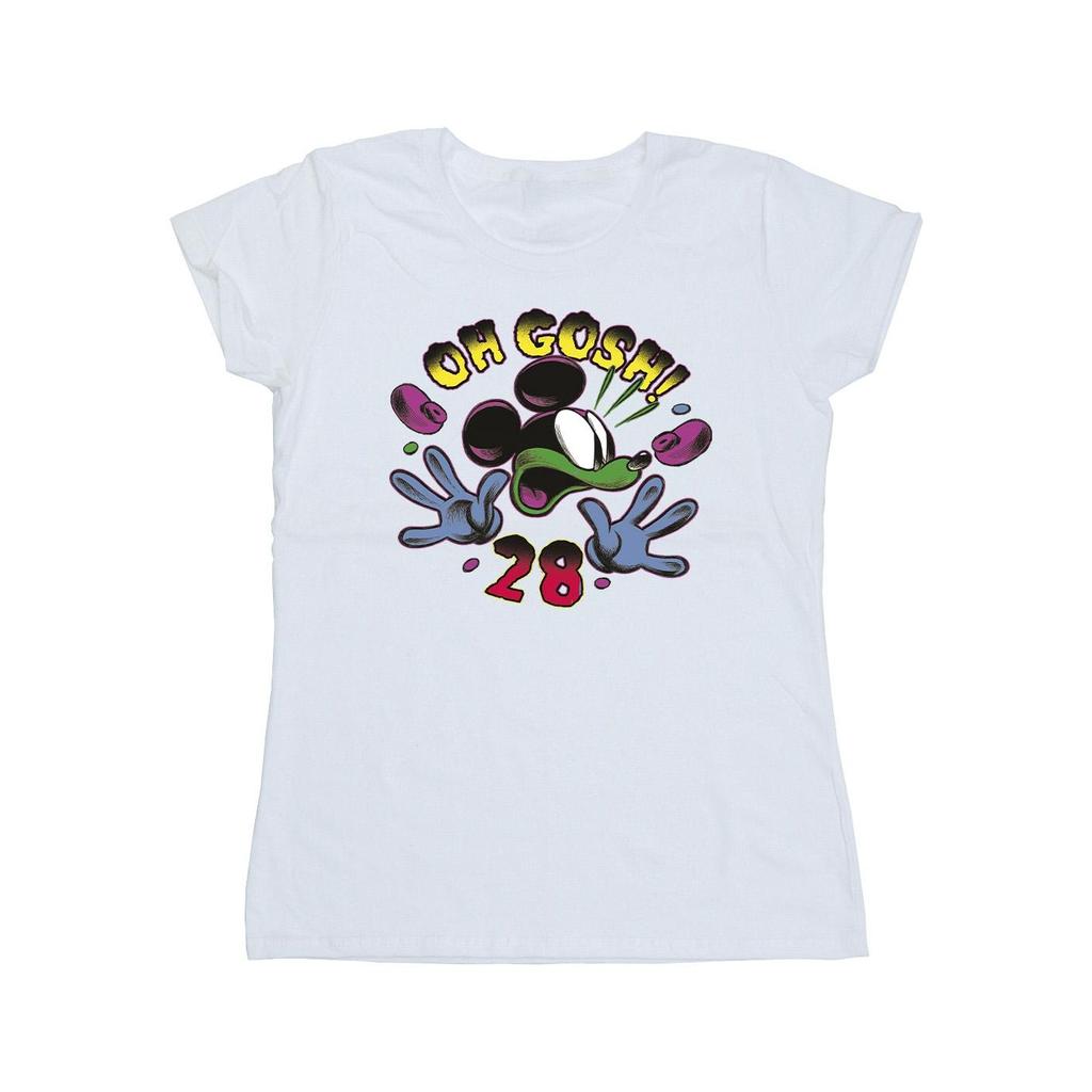 Disney Womens/Ladies Mickey Mouse Oh Gosh Pop Art Cotton T-Shirt