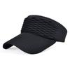 Женская эластичная бейсболка с широкими полями, солнцезащитная шляпа, шляпа с открытым верхом, спортивные козырьки