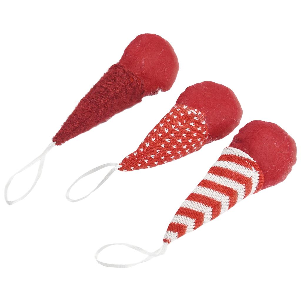 Новогодняя елка с подвесными гномами и плюшевыми украшениями с куклами Санта-Клауса (Набор из 3 шт.)