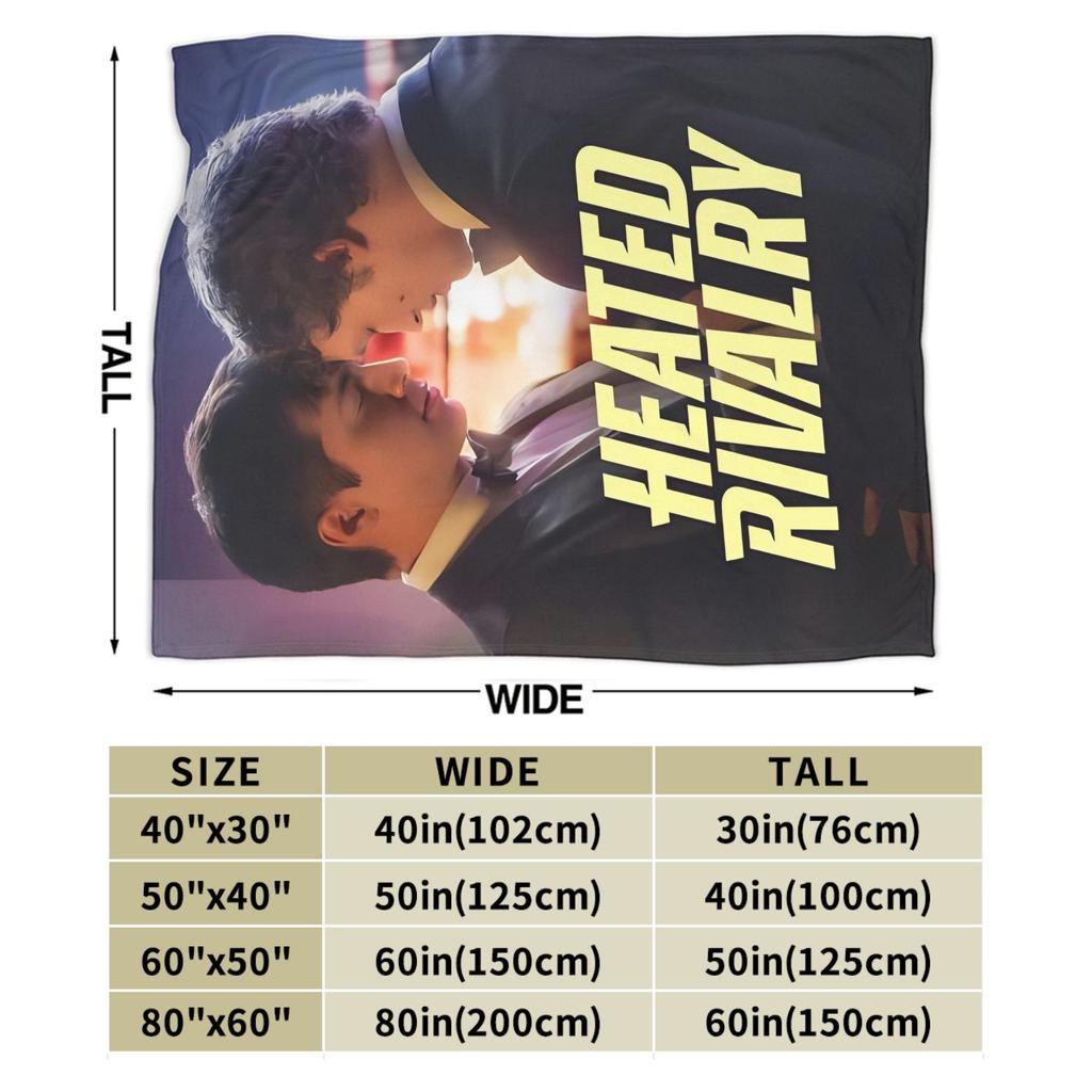 Heated Rivalry Blanket Canadian Sports Romance Flannel Awesome Warm Throw Blankets for Home Restaurant  Winter