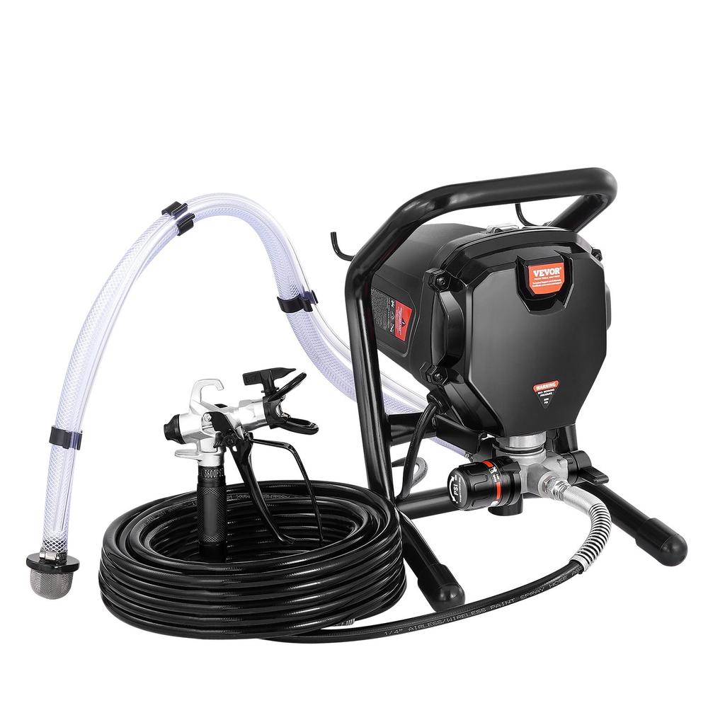 VEVOR Stand Airless Paint Sprayer, 750W 3000PSI High Efficiency Electric Airless Sprayer, Fine And Even Painting Effect