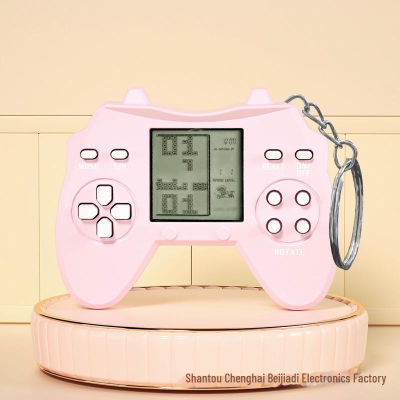 Брелок для мини-игры «Тетрис» - Игрушка-головоломка для подвески на школьную сумку