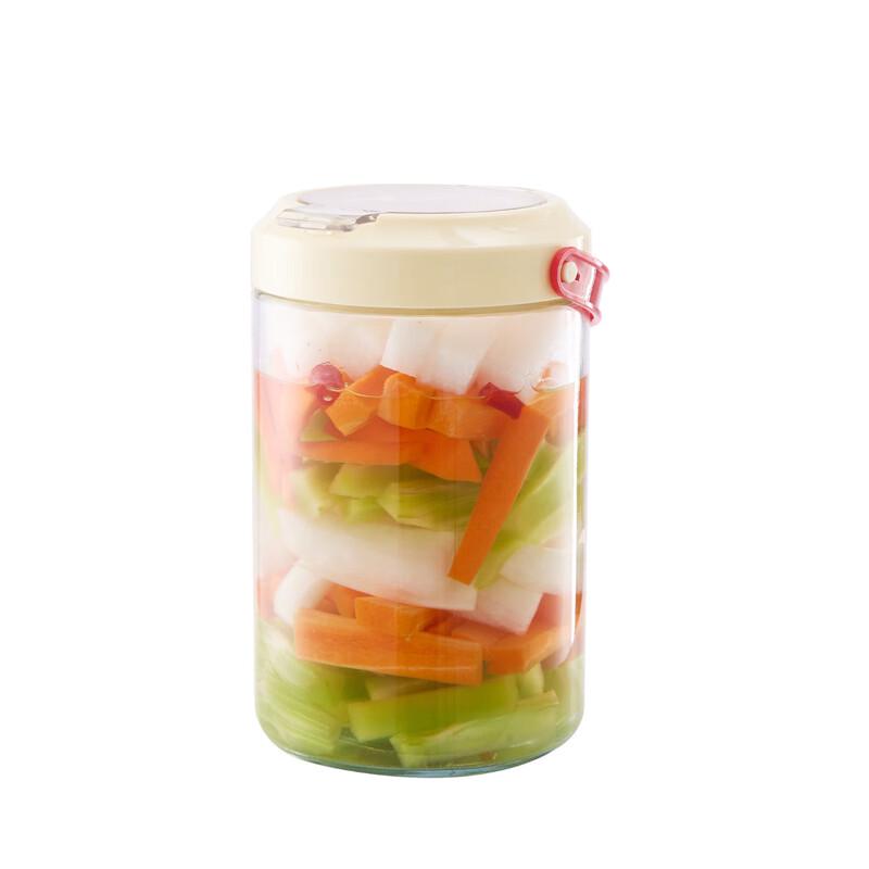 Стеклянные банки ZISIZ для хранения продуктов с двойной крышкой