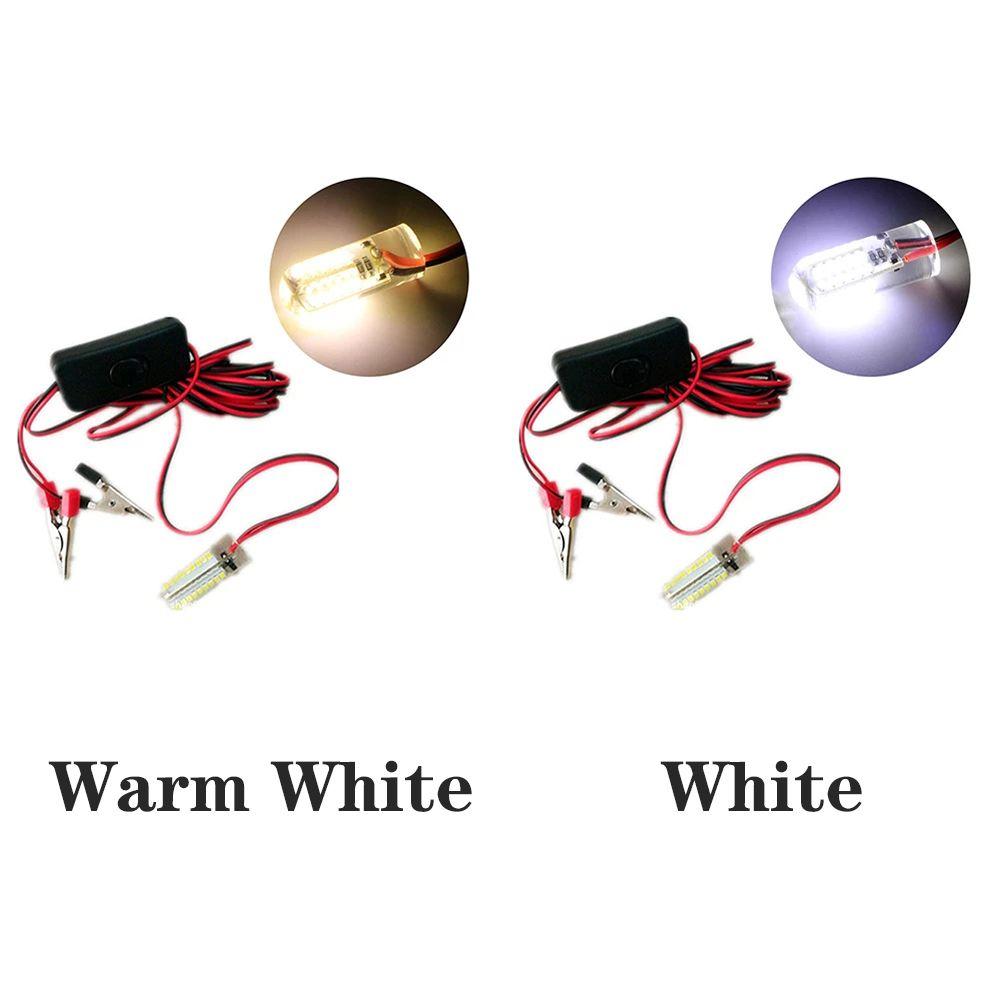 12 В теплый белый/белый свет для рыболокатора, привлекающий рыбу, лампа для лодок, подводный свет для рыбалки