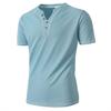 Muscle Summer New Men'S Casual Sports Short-Sleeved Slim Bubble Yarn Muscle Texture Trend Fashion Men