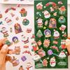 1 Pack Cute Christmas Stickers Diary Scrapbook Decoration Stationery Office School Diary Album Gift Christmas Stickers Small Gifts