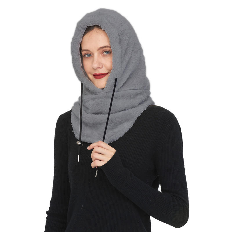 Мужская и женская зимняя теплая шапка, ветрозащитная, морозостойкая, теплая маска для лица, велосипедная шапка, утолщенная флисовая шапка