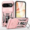 For Pixel 9 Anti-fall Stand Phone Case 2-in-1 Sliding Window All-inclusive Phone Case