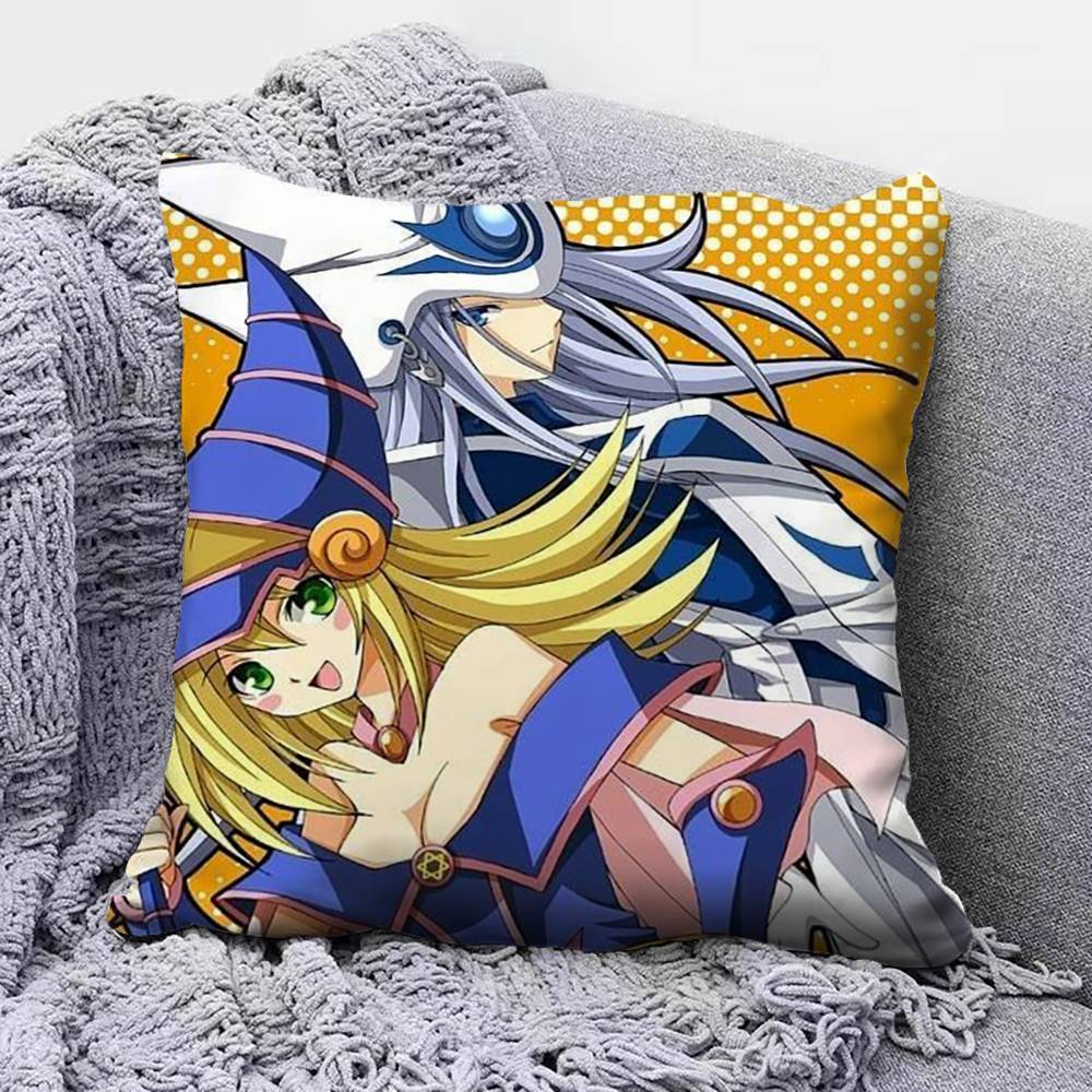 Black Magician Girl Yo-Gi-Oh! Anime Girl Pillow Covers, Home Sofa Cushion Covers And Aecorative Custom