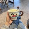 Dashu Puppy Mug Cute Goblet Cup Ceramic Water Cup Women Large Capacity Home Coffee Breakfast Cup Children