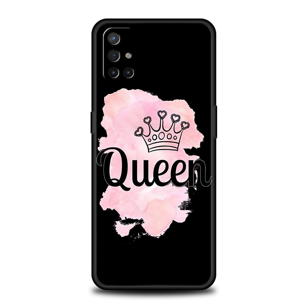 Чехол для телефона King Queen Lovers Couple для OnePlus 10 9 Pro 9T 10R 9R 9RT 8T 8 7 6T 7T Nord 2T CE 2 5G N200 N10 N100 силиконовый чехол