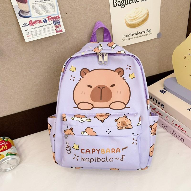 Симпатичный школьный рюкзак большой емкости, моющийся, водонепроницаемый, универсальный, дышащий, с подкладкой для спины, дорожная сумка с рисунком для школьников