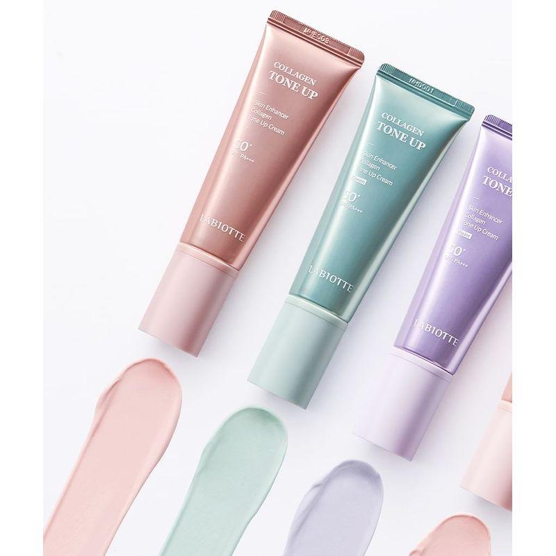 LABIOTTE Крем-улучшитель тона кожи с коллагеном Tone Up Cream - 3 цвета