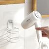 Cupboard New Door Back Hair Dryer Holder Hanger Hair Dryer Rack Storage Organizer Hook Hanging Shelf Bathroom Accessories