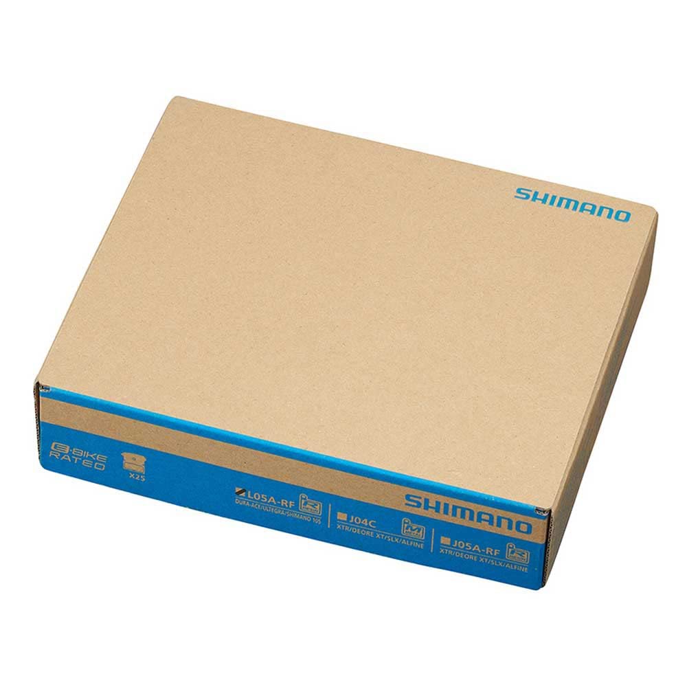 SHIMANO L05A Finned Resin Disc Brake Pads, Workshop Semi-Bulk, 25 Pairs