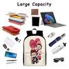 Travel Laptop Backpack, Fits 15.6 Inch Notebook, with Multiple Organizational Compartments for Teen Student Business Work P2083