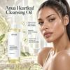 Очищающее масло Heartleaf Pore Control 200 мл, имеет гипоаллергенную текстуру, уменьшает черные точки всего за одно применение, эффективно успокаивает кожу