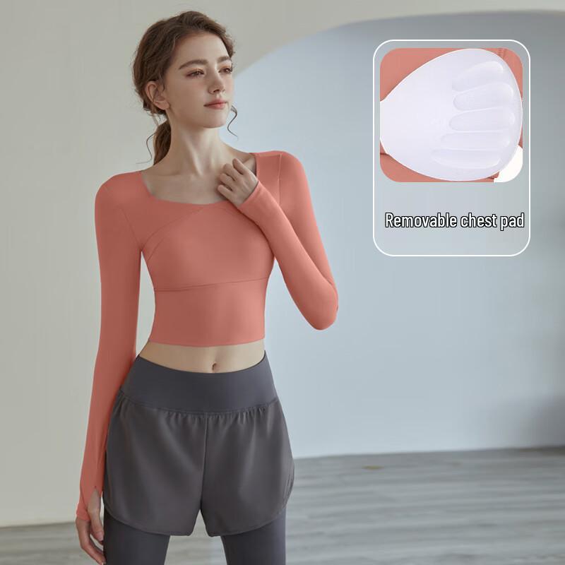 OEING Women's Long Sleeve Yoga Top