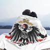 German Empire Flag Imperial Eagle Blanket Germany Wool Throw Blanket Airplane Travel Decoration Ultra-Soft Warm Bedspreads