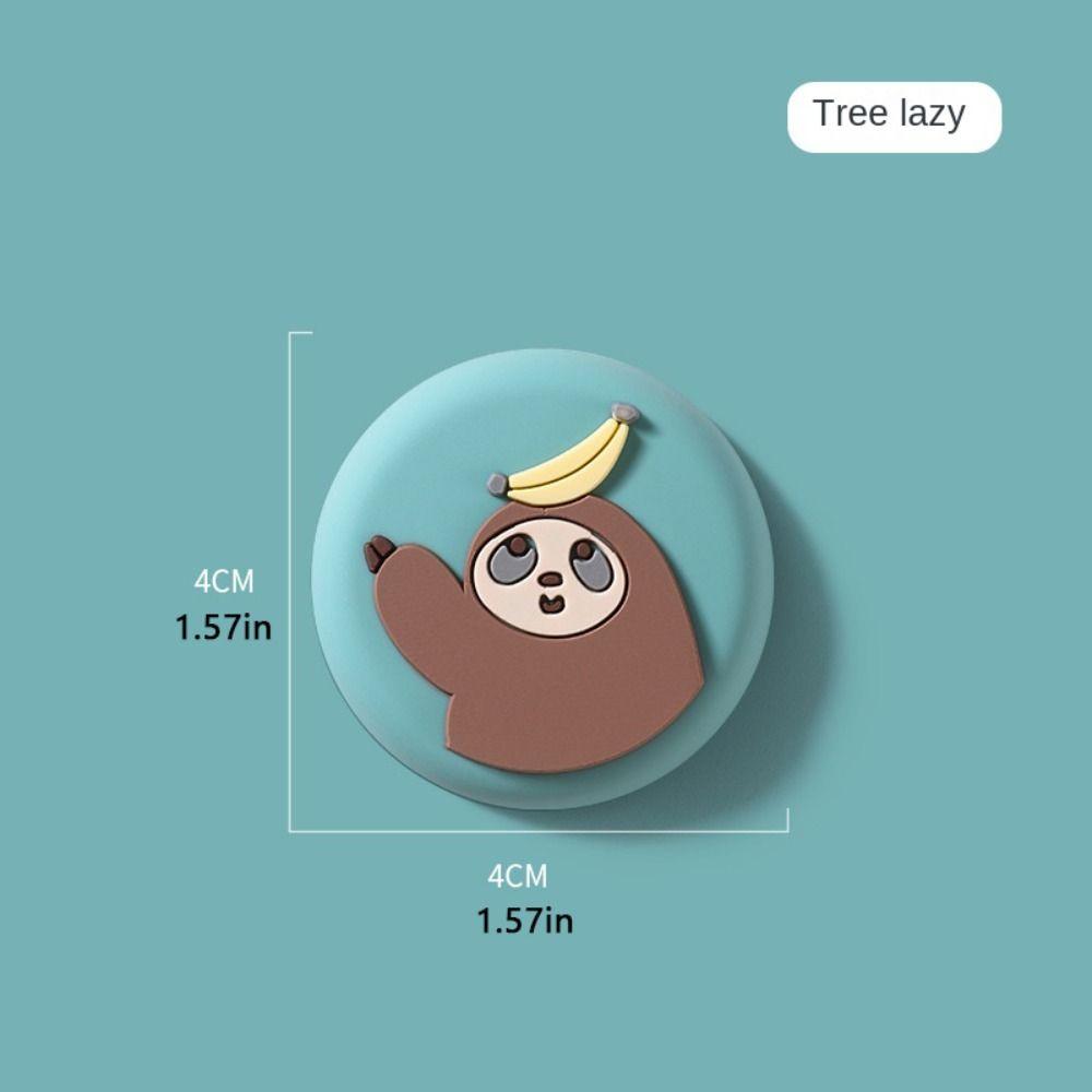 Cute Wall Protector Door Crash Pad Anti-collision Self Adhesive Door Handle Bumper Silicone Simple Door Stopper Wall Sticker