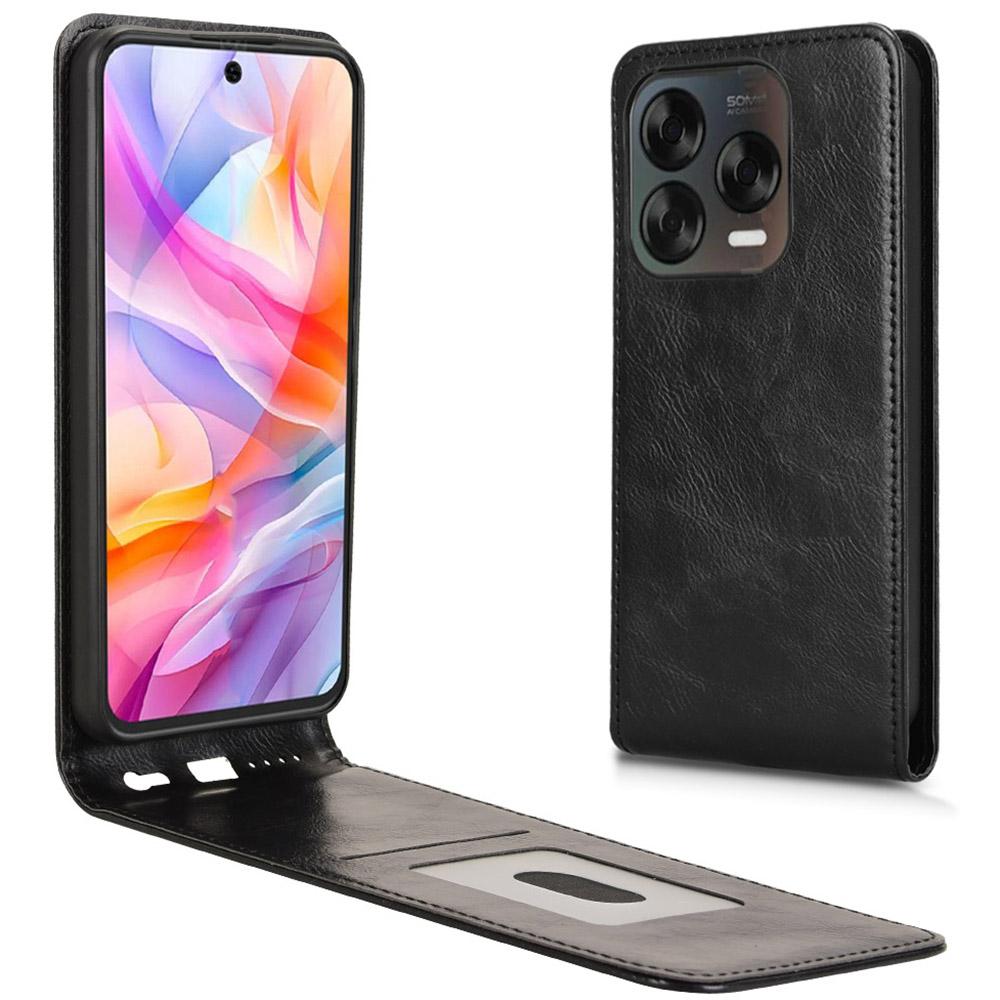 For ZTE Blade V70 Design/V70 Vita Case with Card Slot Magnetic Vertical Flip Leather Phone Cover