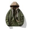 Куртка для бейсбола Corduroy, мужская осенне-зимняя свободная флисовая утолщенная повседневная куртка с лацканами, мужская одежда