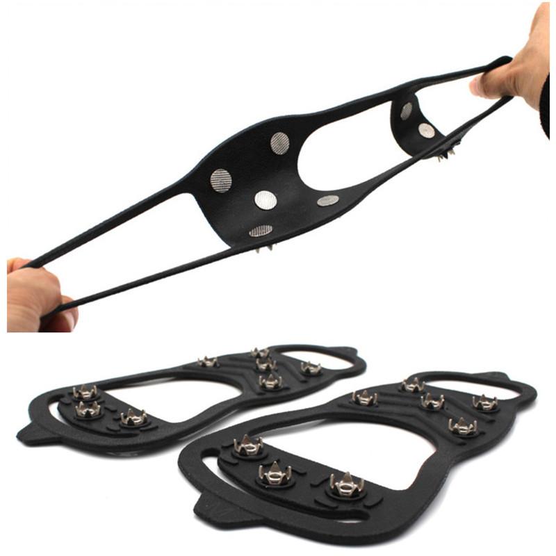 8 шипов противоскользящие шипы для льда зимние скалолазание противоскользящие шипы для снега захваты накладки на обувь чехлы для кошек на открытом воздухе