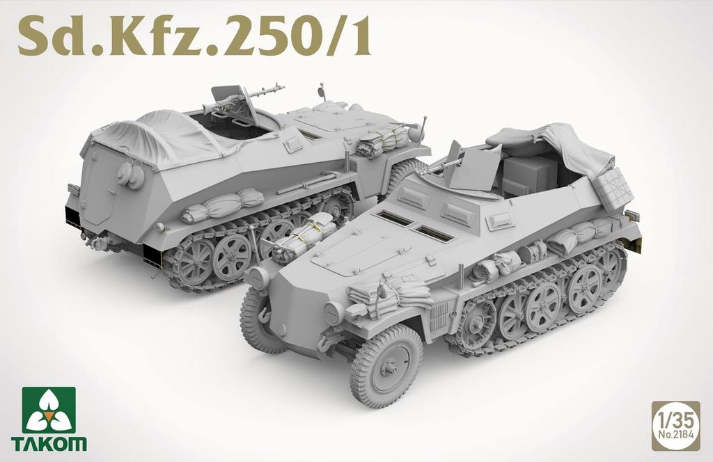 Takom Легкий Бронированный Транспортер Пластиковая Модель TKO2184 1/35 Sd.Kfz.250/1