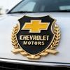 Metal Car Body Side Rear Tail Badge Sticker for Chevrolet Cruze Silverado Traverse Spark Equinox Sail Onix Malibu Captive Aveo