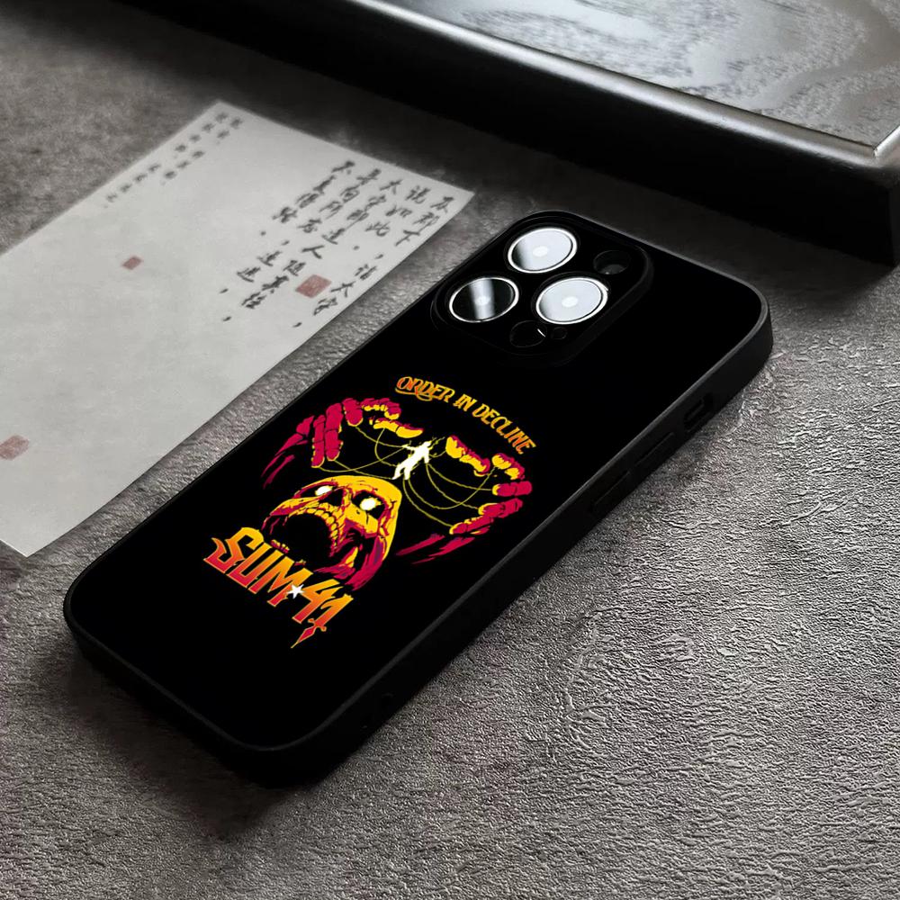 Горячий чехол для телефона S-sUM 41 Для 17 Pro Max Для Iphone 14 16 Pro Max 12 15 11 13 Pro Xr X Xs 8 7 Plus Задняя крышка
