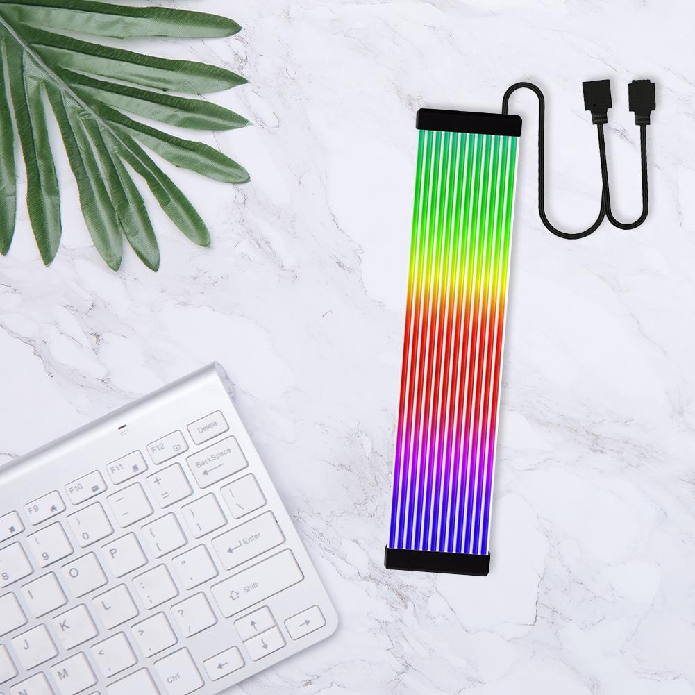 5 В 3-контактный кабель синхронизации ARGB для ПК 8/24-контактный удлинительный кабель для материнской платы Гибкая светодиодная лента DIY Kit для блока питания компьютера