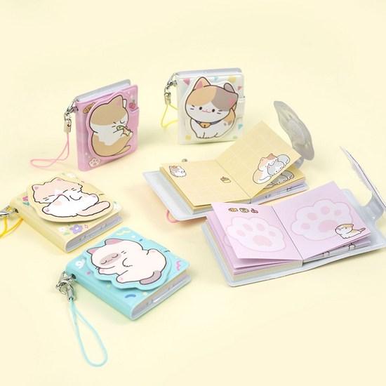 Pinkfoot 1000 Nyannyang Mini Diary 6 Types X 2p Set, a Popular Character In Korea