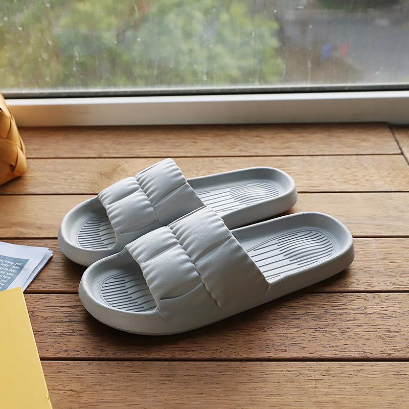 Summer Soft Sole EVA Household Slippers Women's Non Slip Home Bathroom Shower Couple Cool Slippers