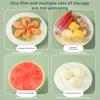 100 шт. пластиковые крышки для мисок, многоразовые эластичные крышки для хранения продуктов, полупрозрачные цвета, эластичные крышки для хранения мисок для еды для кухни, пикника