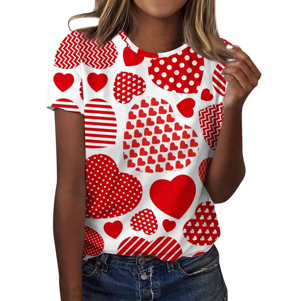 Футболки с цветочным принтом «Роза», женская модная футболка с коротким рукавом и круглым вырезом, Y2k Harajuku, футболки больших размеров, топы, женская одежда