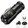 LED Flashlight Aluminum Alloy Portable Torch USB Charging Supplies Lantern Camping Lighting Camping Bright Outdoor Super E9W2