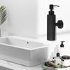 Удобный дозатор мыла Настенный дозатор Варианты черного и серебристого цвета Большая вместимость Материал из нержавеющей стали