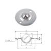 CY-B Ball Caster Steel Pulley Casters Hardware Eye Round Wheel  Furniture