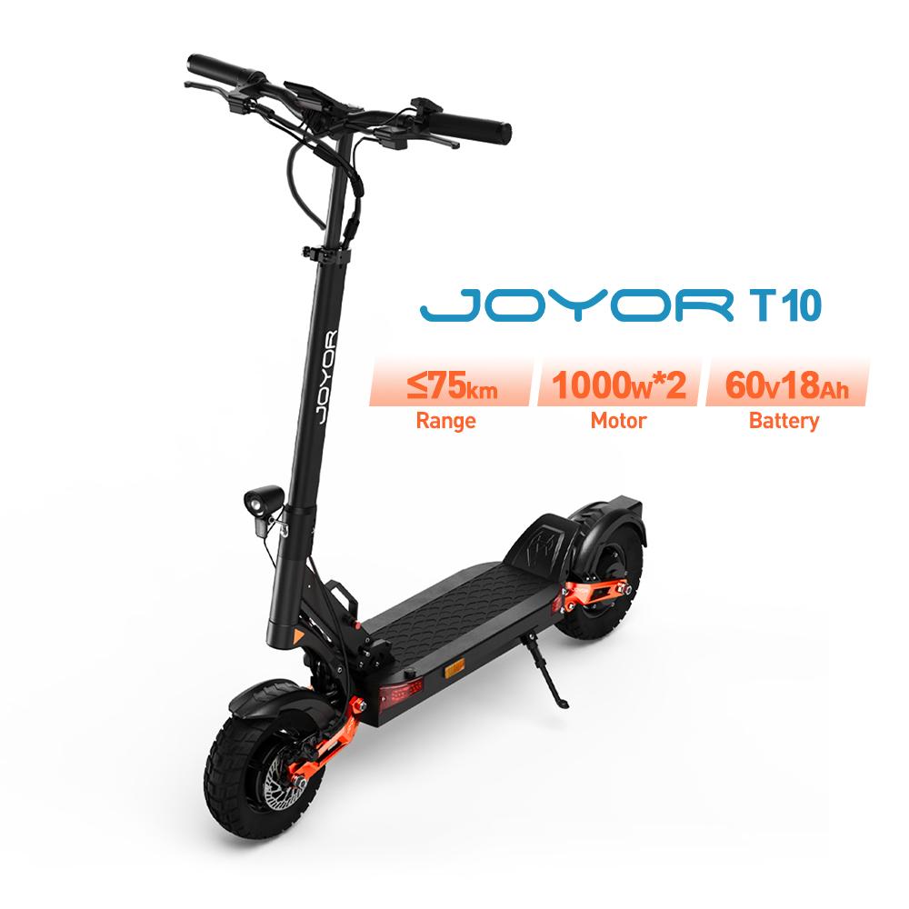 Joyor T10 Dual Motor Electric Scooter 2000W 10’’ Off-road Scooter with 60V18AH Battery