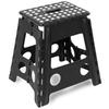 Amigo Black Folding Anti-Slip Stool Size