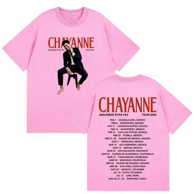 Рэпер Chayanne Bailemos Otra Vez Тур 2025 Альбом Футболка Мужская Хип-Хоп Готика Панк Футболки 90-е Винтаж Оверсайз Футболки#Цвет