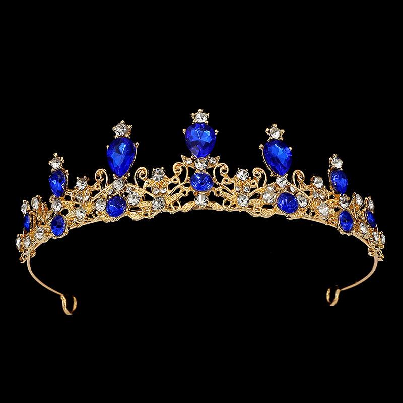 Bridal Jewelry Children's Hairband Headband Alloy Birthday Party Crown Flowers Dress Up Hair Accessories Princess Crown