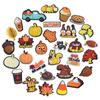 31Pcs Thanksgiving Theme Series PVC Shoe Charms, Shoe Decorations