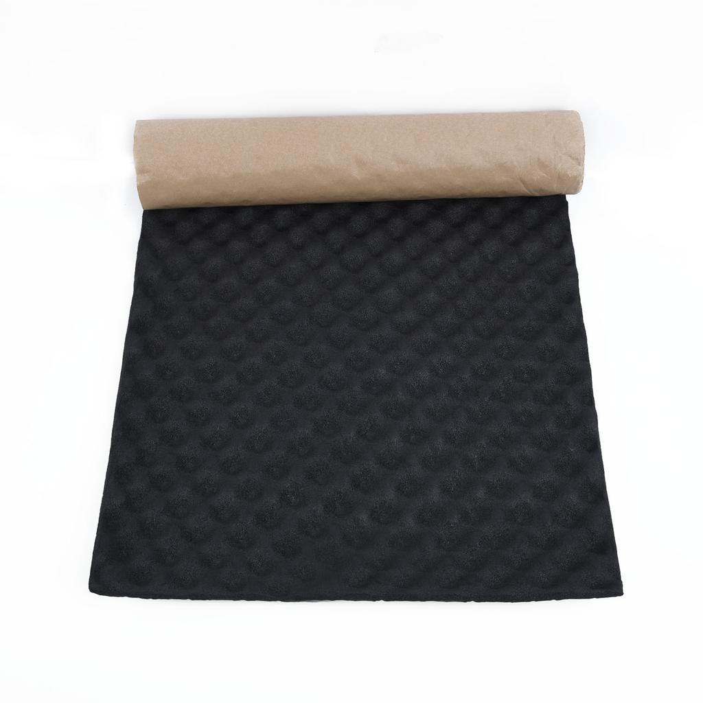 Auto Studio Sound Acoustic Absorption Car Heatproof Wave Foam Deadener Car Soundproof Cotton Insulation Mat Hood Soundproofing Heat Shields 2