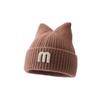Keep Warm Baby Cap Solid Color Winter Hats New Knit Hat  Kids Outdoor